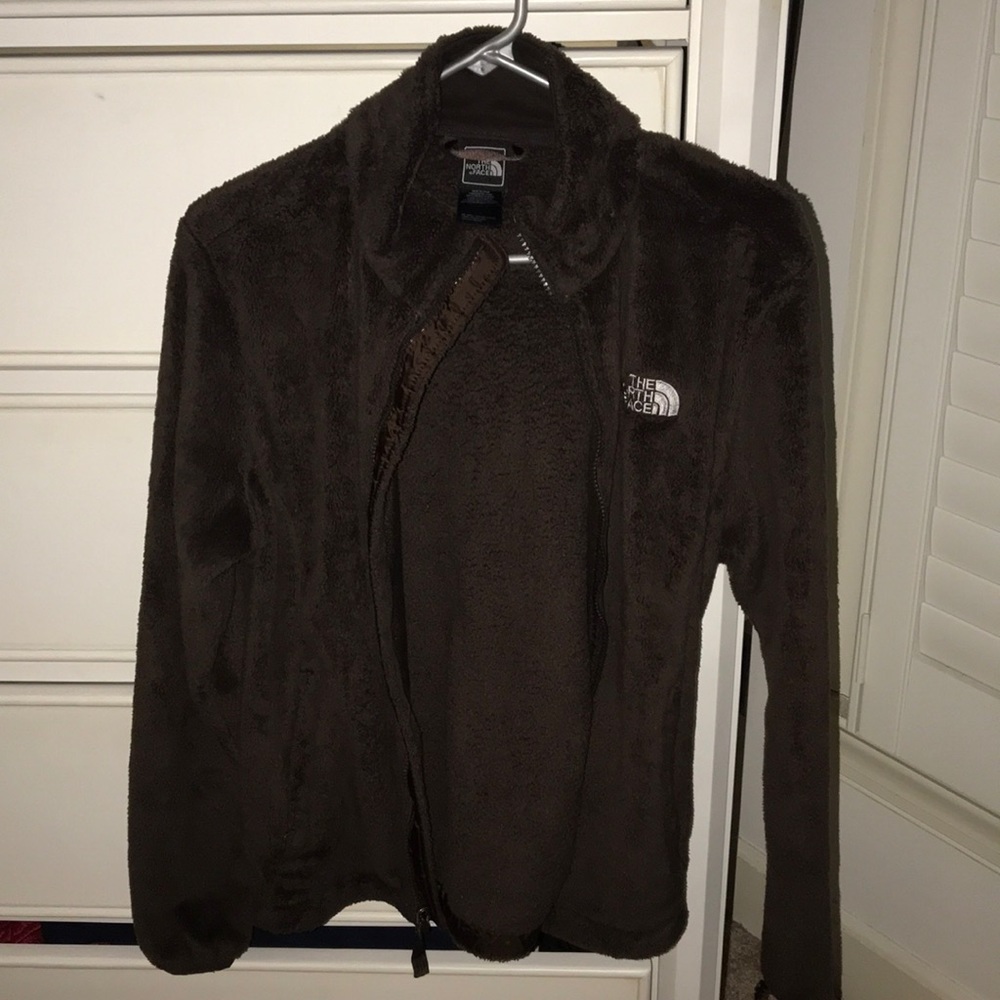 The North Face brown Osito fleece jacket
